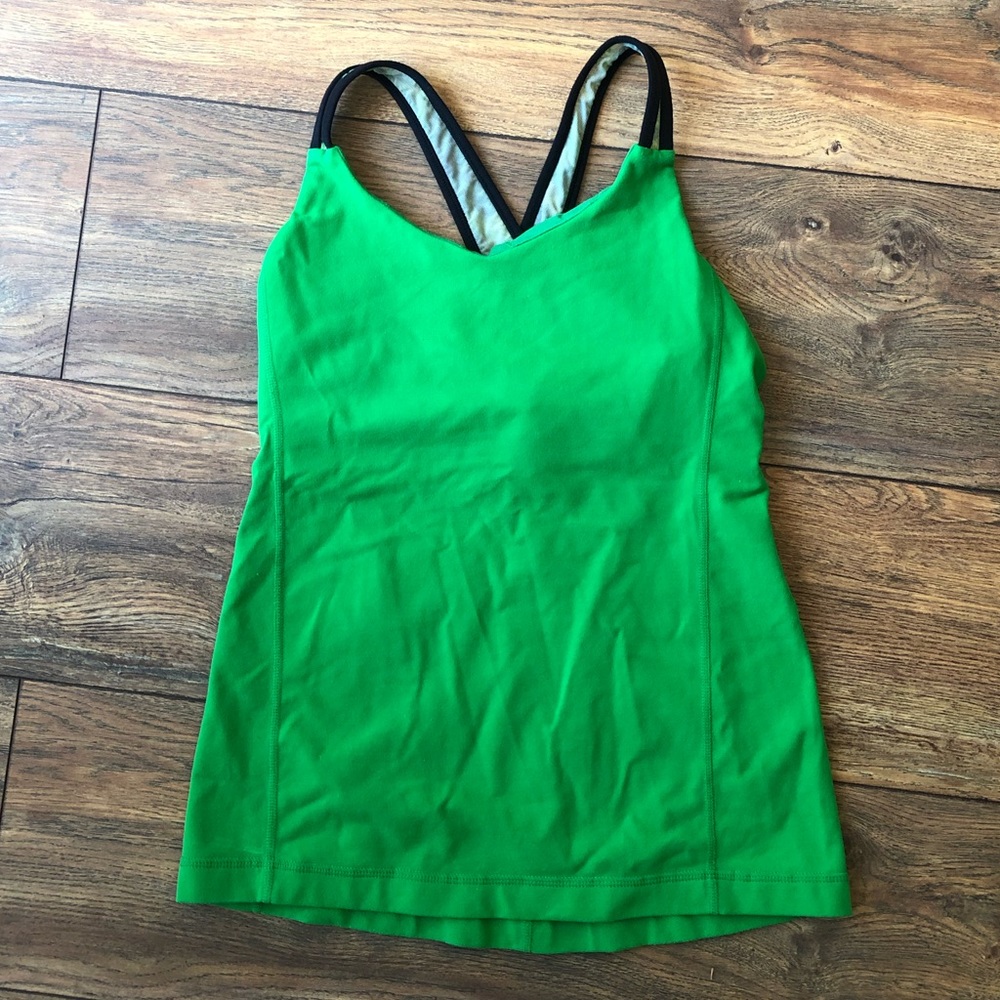 Green Lululemon tank